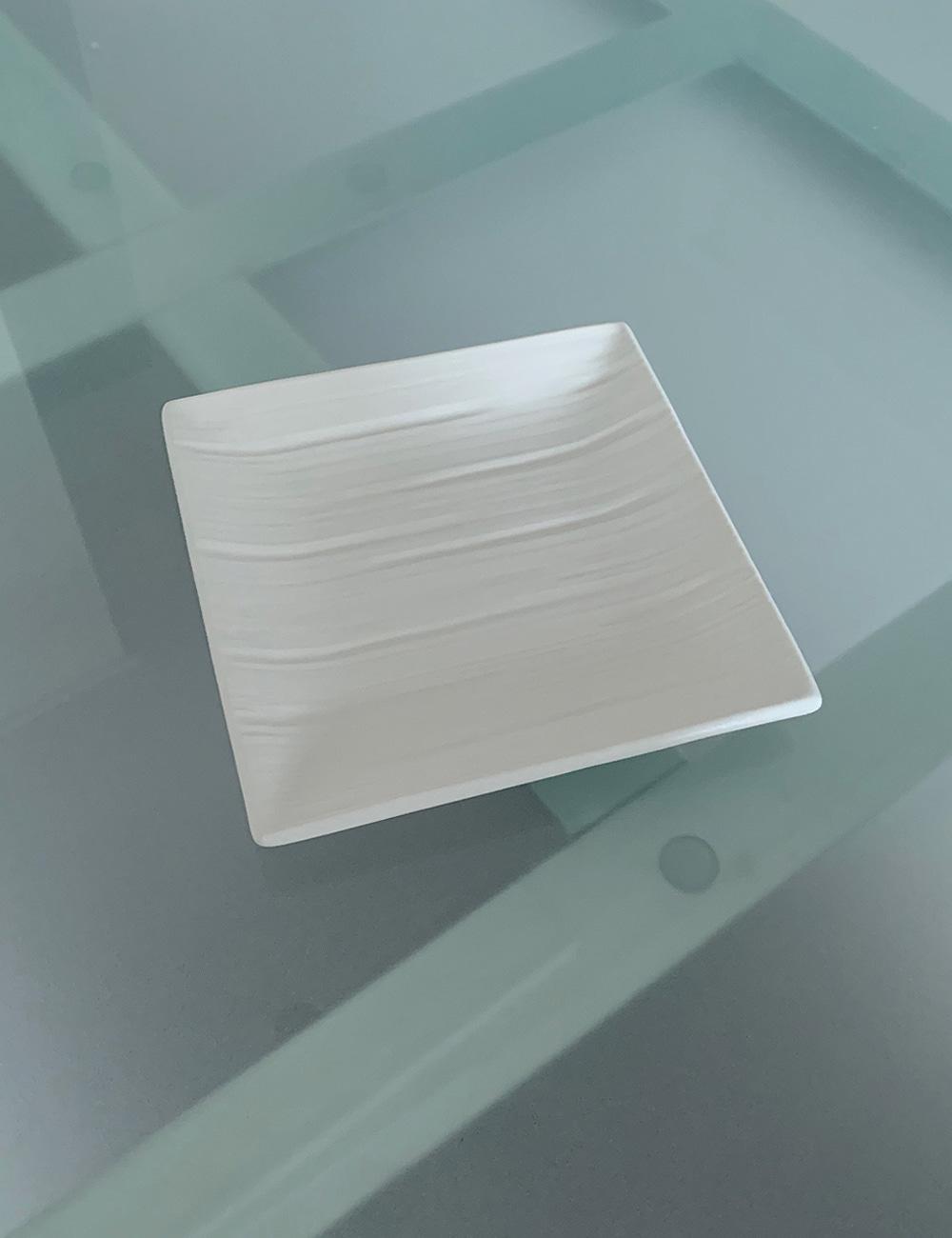 pattern matt square plate