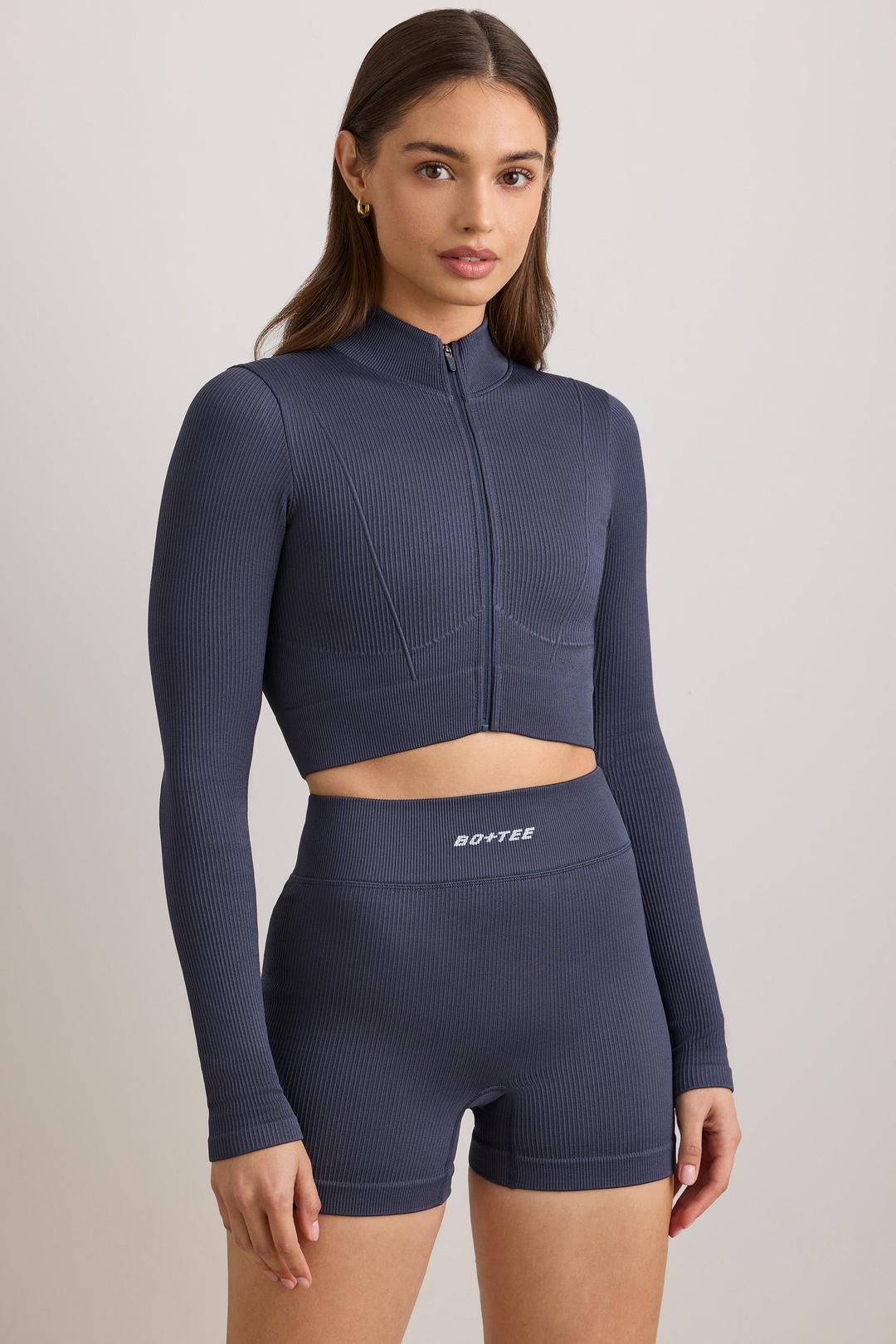 Reform - FlexiRib Cropped Jacket in Slate