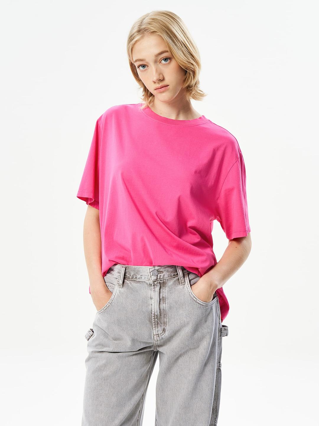 Oversized Tee - Pink