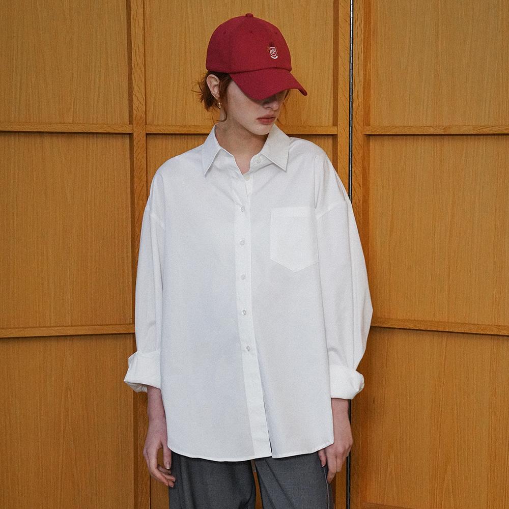 SITP5175 오버 핏 클라우드 셔츠_White
