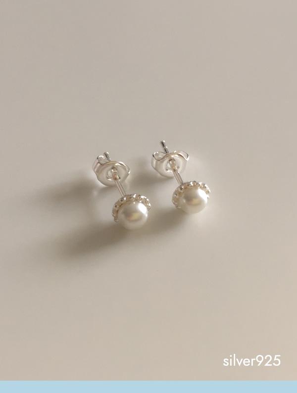 모앳 muffin earring (silver925)