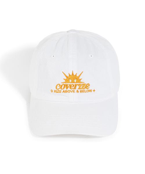 ANGRY SUNNY GRAPHIC CAP (WHITE)