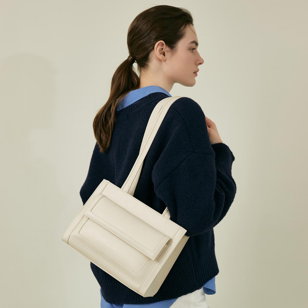 571바코 숄더백 아이보리