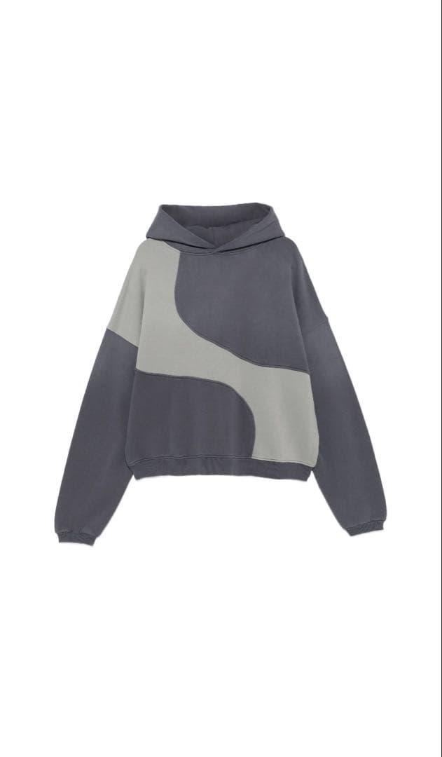 ERL パネルパーカー　グレー