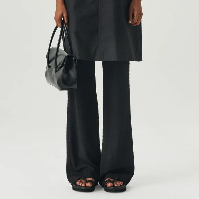[27차] Layered Slim Boots Cut Pants - Black (기장선택)