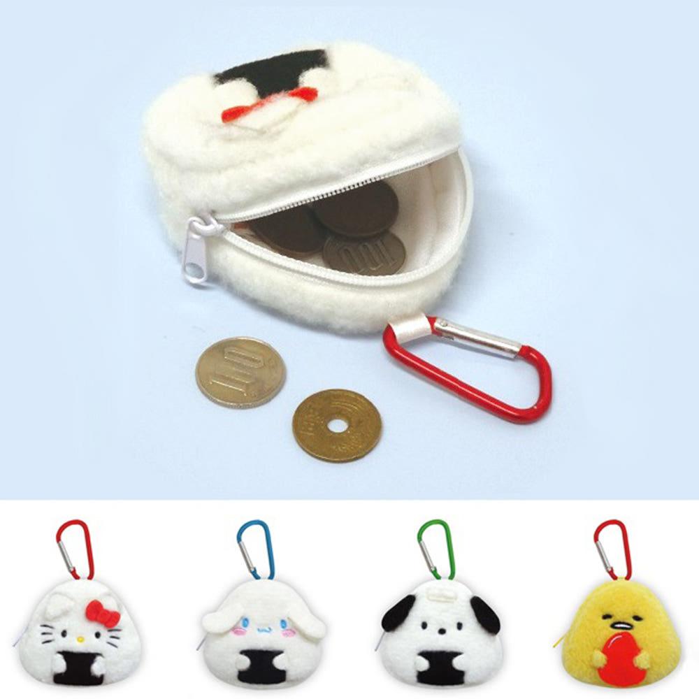 산리오 캐릭터 카라비너 미니 파우치 동전지갑(오니기리) (일)) 587567