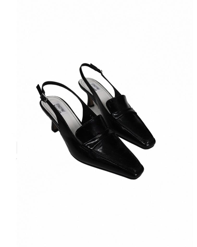 GLO STELLETTO CRACK ROPER SLINGBACK  글로 스텔레토 크랙 로퍼 슬링백