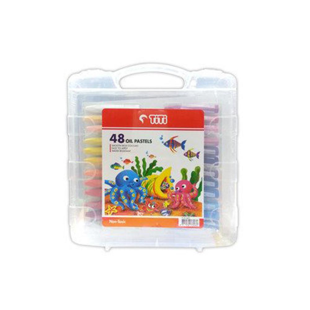 티티 크레파스 48색
