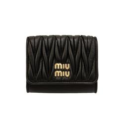 매장 23FW 미우미우 지갑 금장 페블 5MC104 2FPP F0002