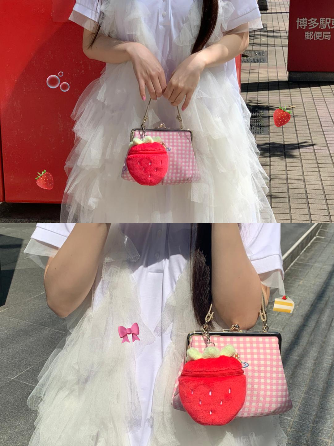 레드딸기파우치❤️