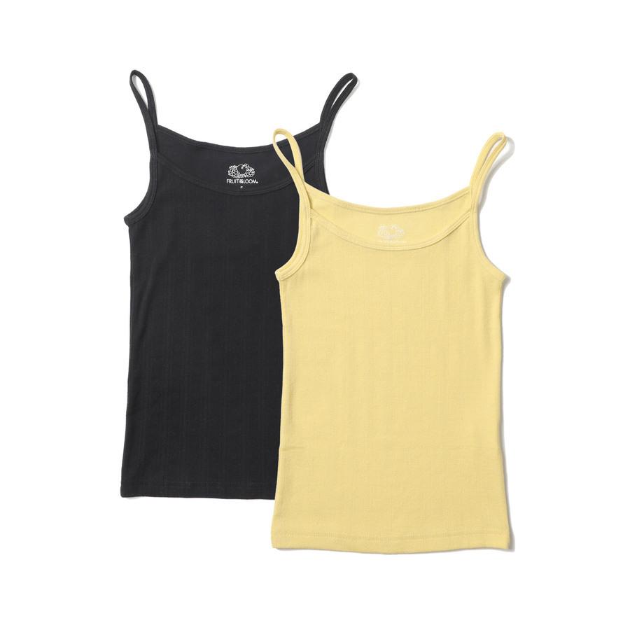 [2PACK] 아일렛 나시(옐로우+블랙SET)