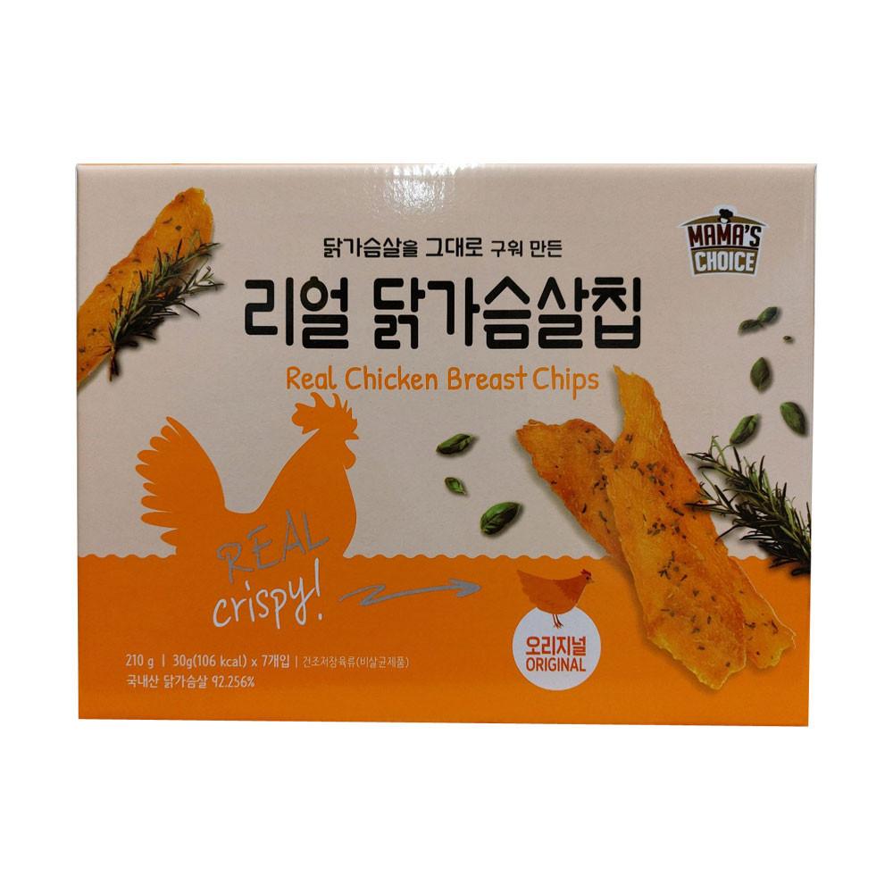 코스트코 리얼닭가슴살칩 마마스초이스 리얼 닭가슴살칩 210g (30g x 7개)