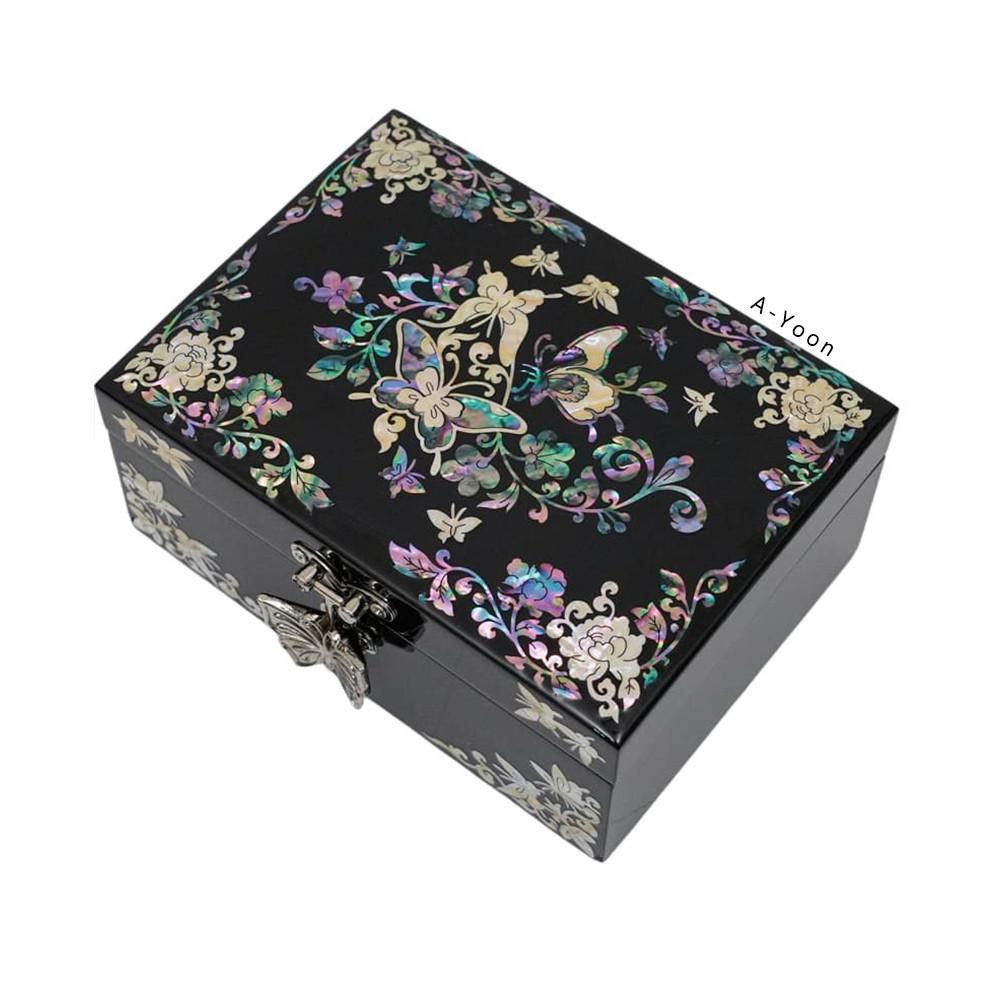 나비자개보석함 돌반지보관함 나전칠기 외국인결혼선물