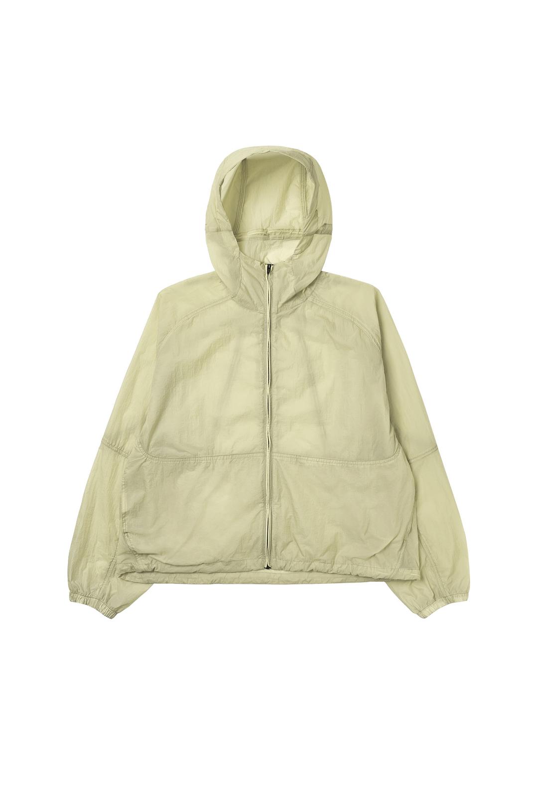 Round Cut Windbreaker Beige