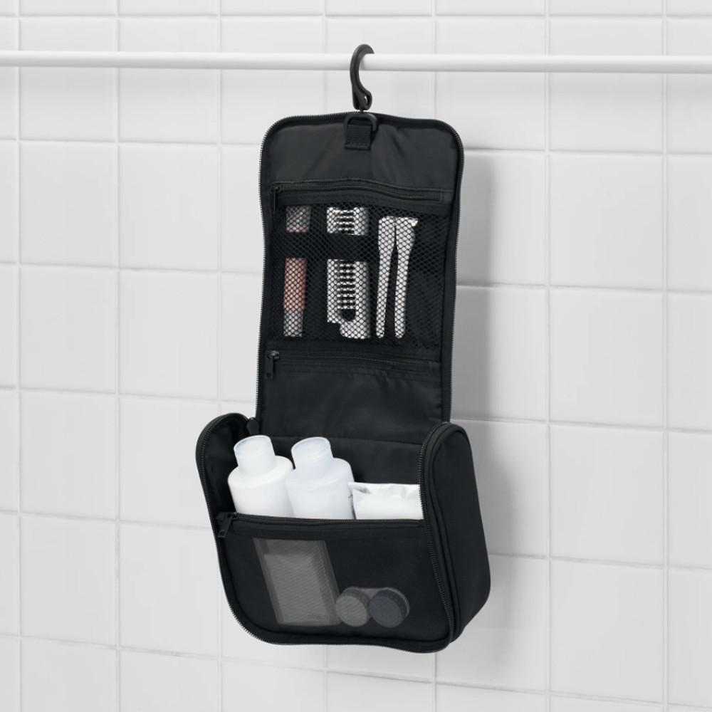 무인양품 무지 여행용 워시백 세면 파우치 벽걸이 샤워 파우치 세면백