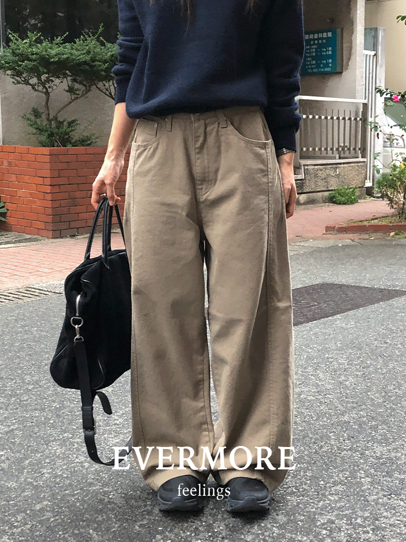 필링스 [3차/evermore] 페일 커브 피치 팬츠(2color)