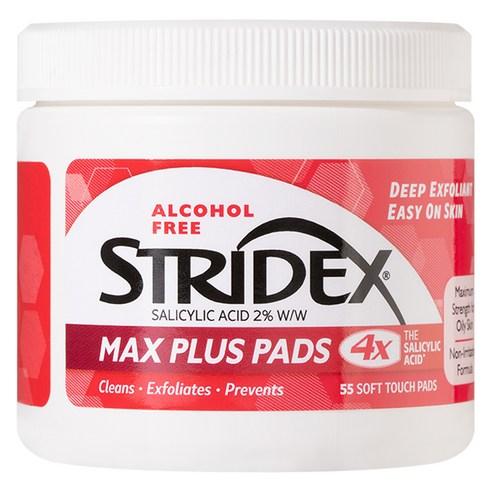 스트라이덱스 맥스 플러스 패드 180g, 55개입, 1개 - 필링 패드 | 쿠팡