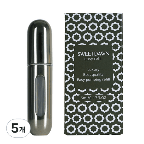 스윗던 이지리필 향수공병 5ml, 메탈 카키, 5개 - 화장품용기 | 쿠팡