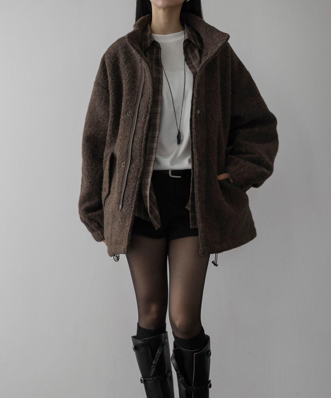 디오어  [오늘출발] 윈터 부클 하프 자켓 (덤블자켓, 부클자켓, 겨울자켓)