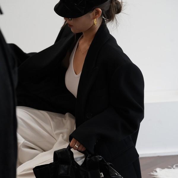 24SS 멜리모어 S-멜르니 리본 백 [S-Mel Leuni Ribbon Bag] - 블랙(Black)