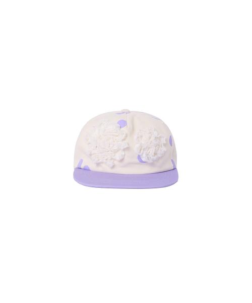 Dot 5panel cap_purple
