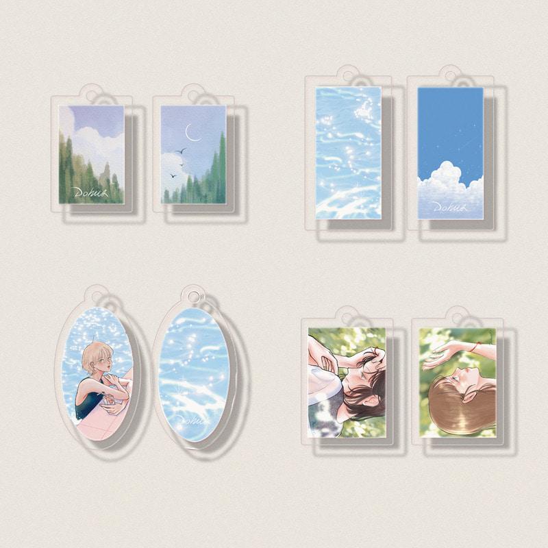 2021 도화 아크릴 키링