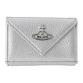 新品 ヴィヴィアン ウエストウッド Vivienne Westwood 3つ折り財布 シルバー