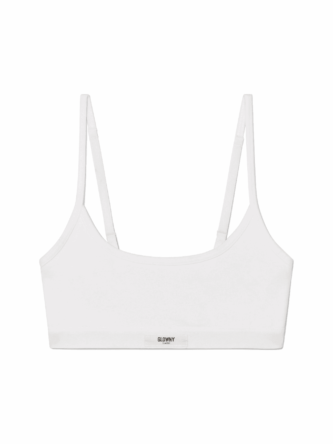 G MODAL SCOOP BRA (WHITE)