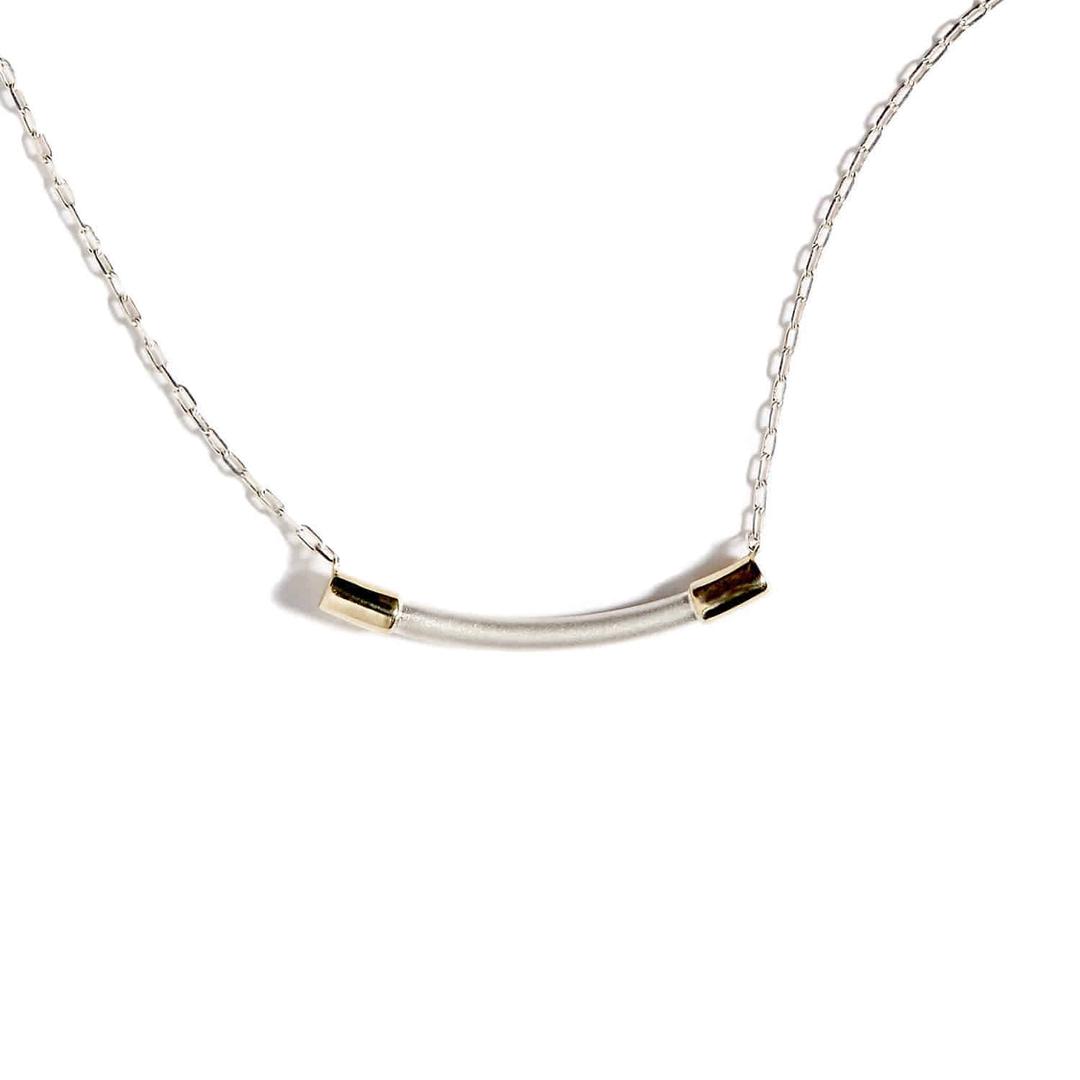 NS_Silver chain necklace