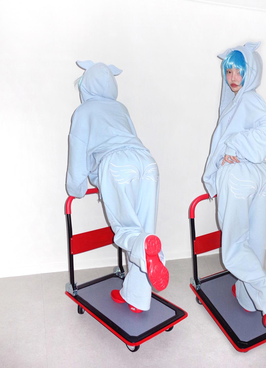 Wing pants - sky blue