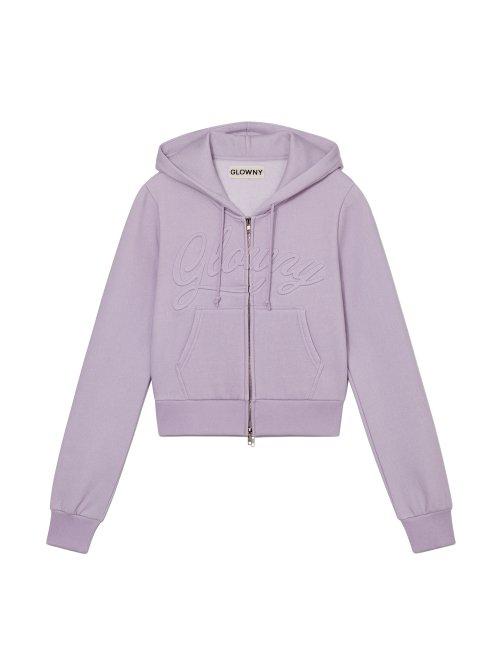 JORDAN PIGMENT CROP HOODIE (LAVENDER)