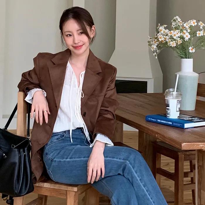 25FW FAUX 스웨이드 자켓