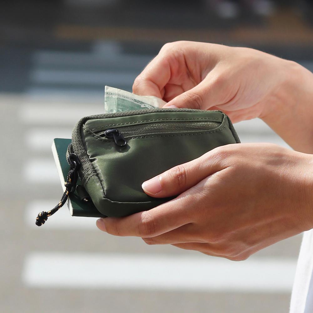 에가든 트래블러 월렛 여행용 나일론 카드 동전 여행 지갑