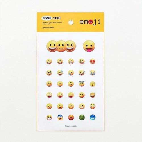 이모지 스티커 (2장)