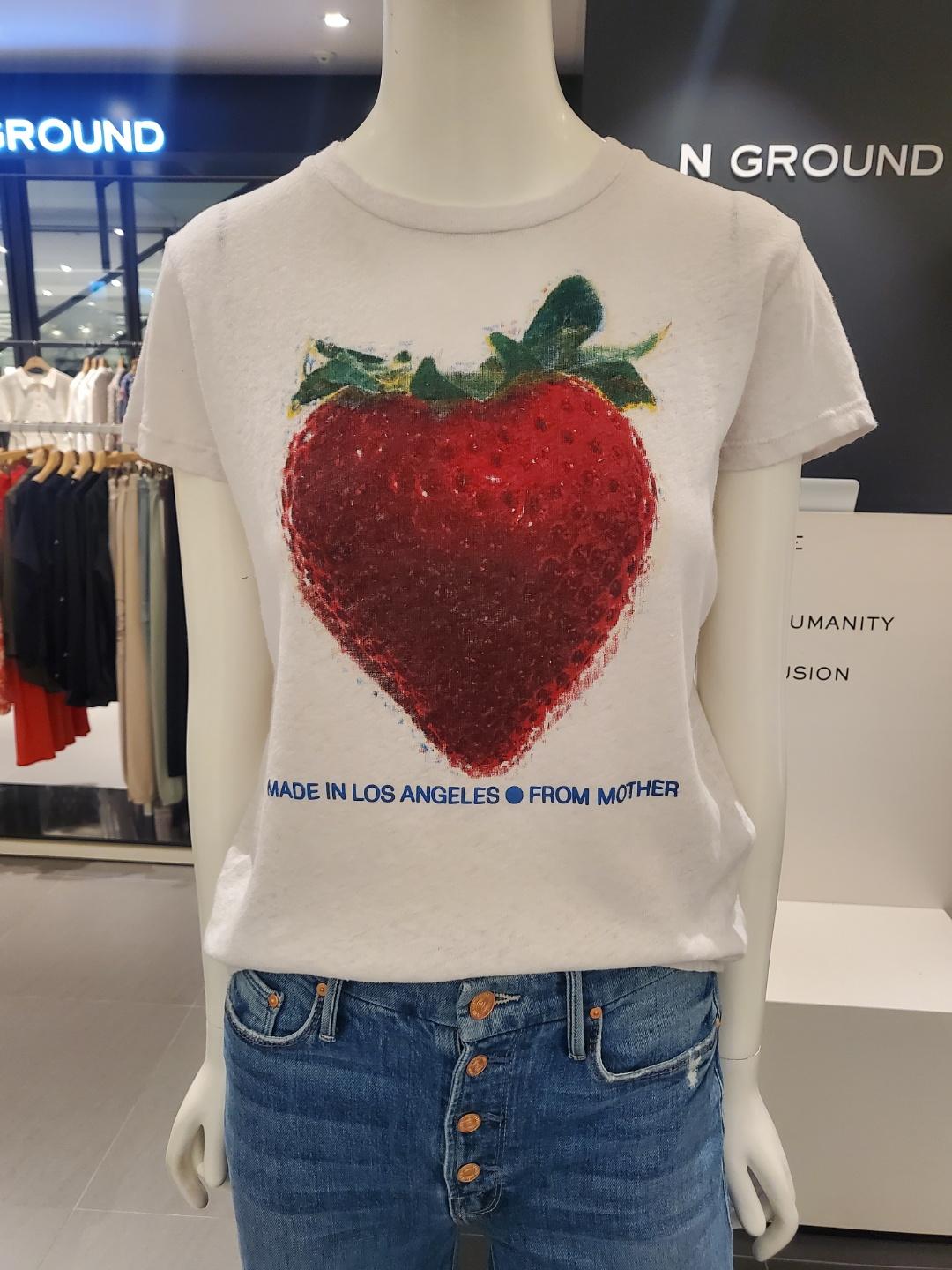 [MOTHER] 마더 THE SINFUL 프린트 티셔츠 (화이트) MR22SJTS1901