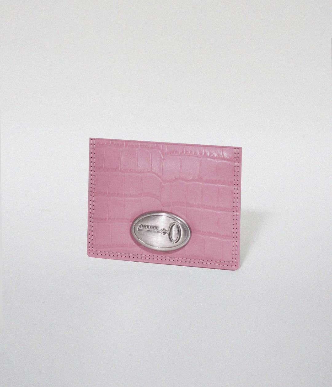 Clé de card wallet _Floral pink