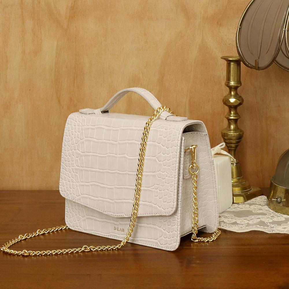 디랩 엘리백 여성 대학생가방 데일리백 - 2colors (스트랩2개)