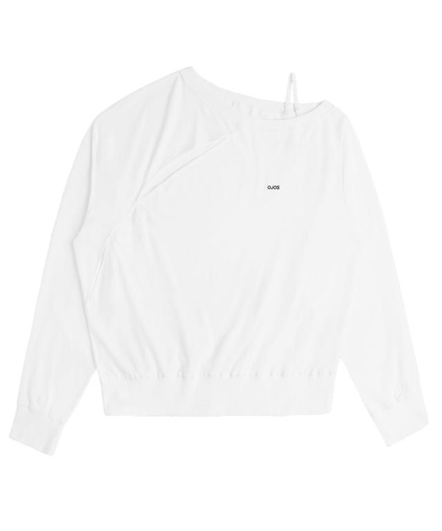 [9/30 예약배송] Twisted Button-Up Sweatshirt / Off White