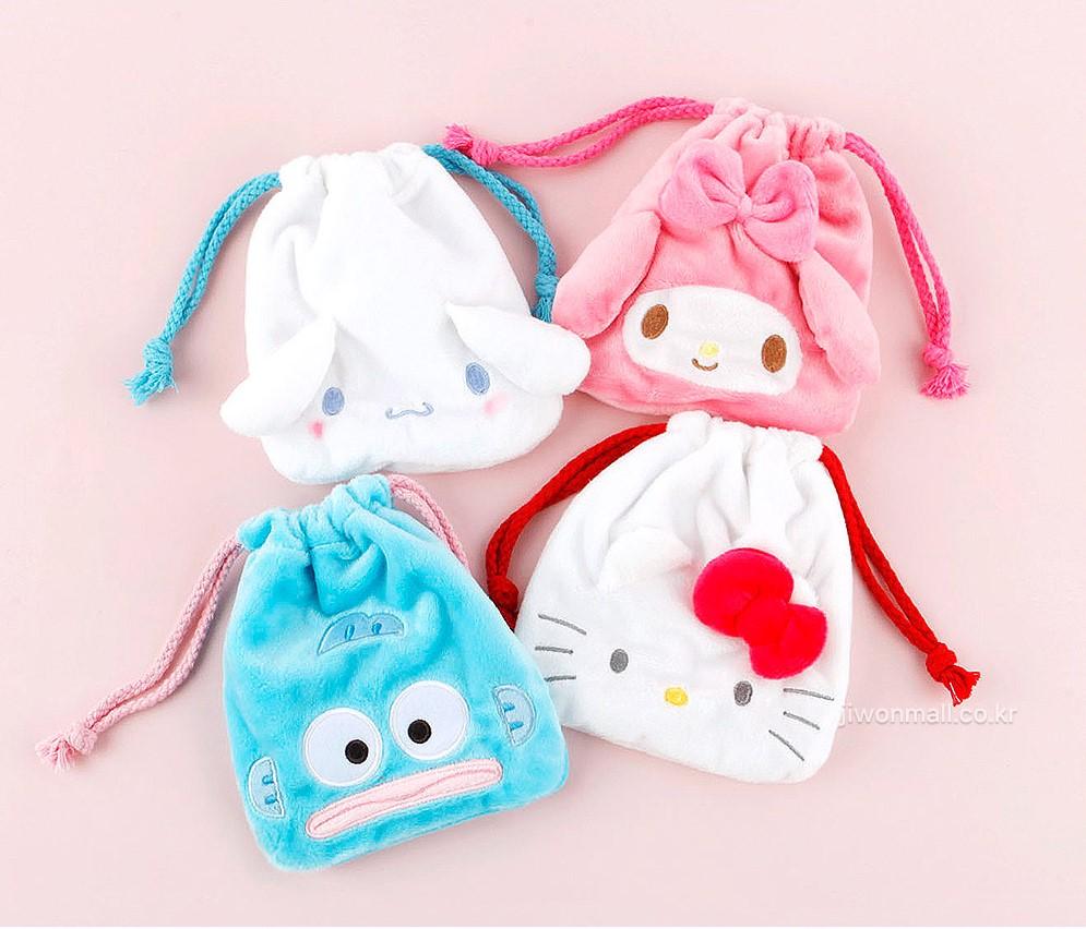 산리오 캐릭터즈 미니조리개 파우치