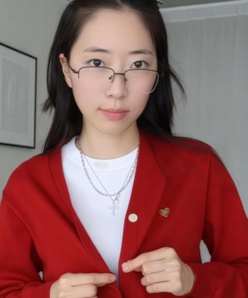 (W) 베이직 에센셜 워셔블 브이넥 가디건 RED