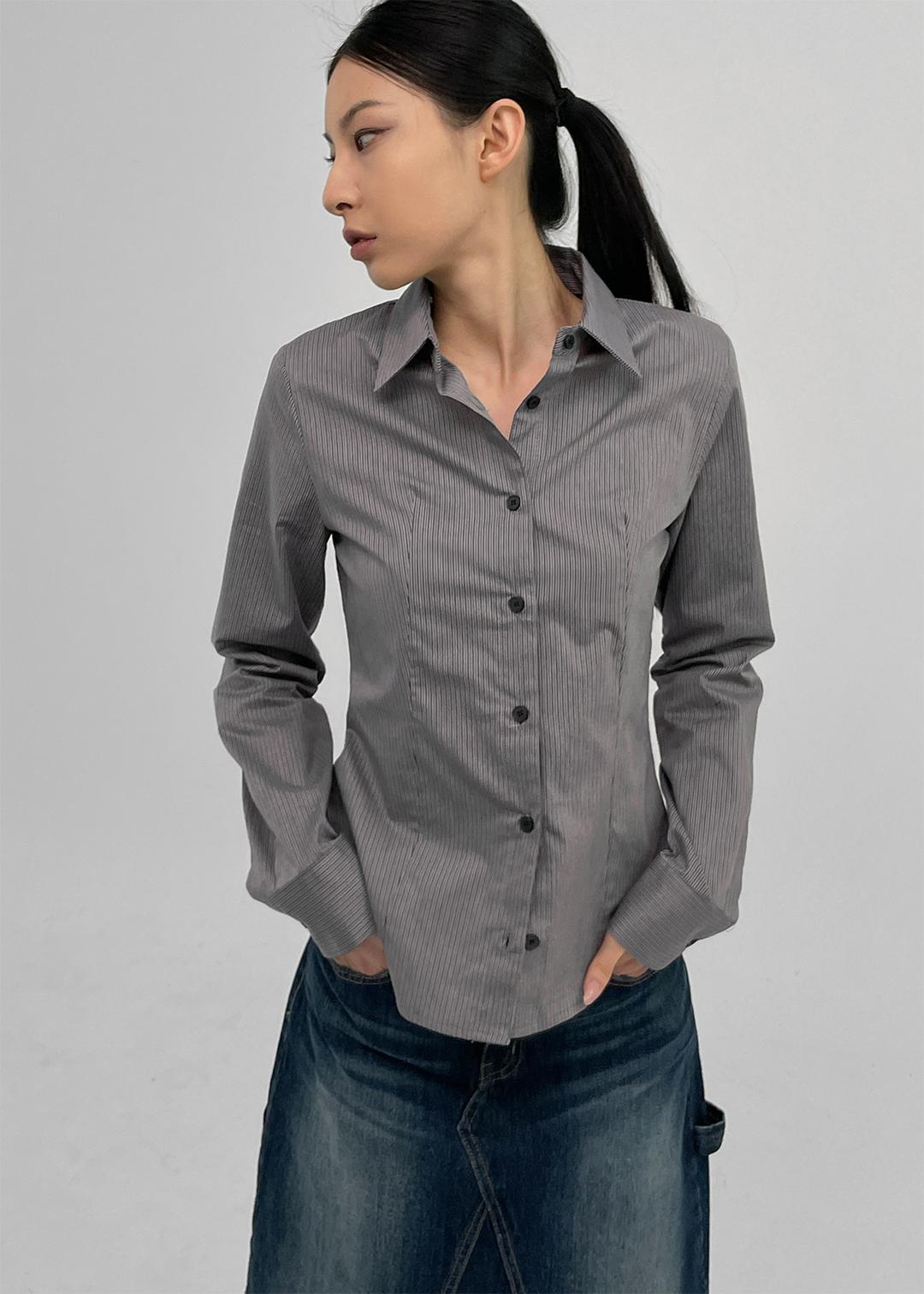 [MADE] 샤이프 스트라이프 셔츠