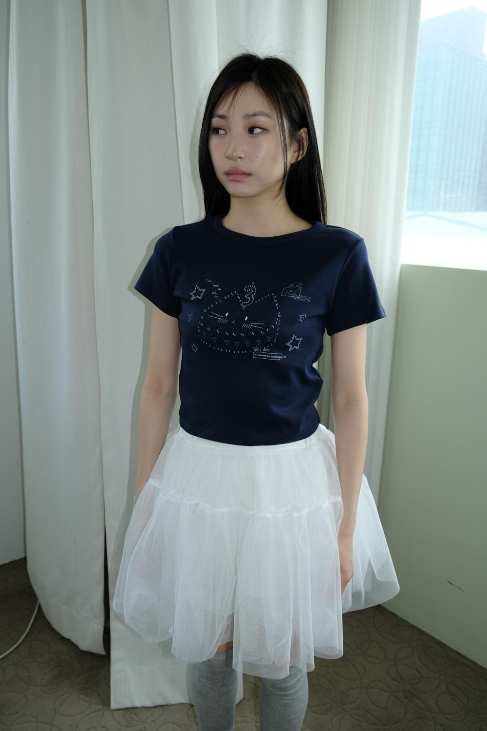 BIRTHDAY KIRI TOP _NAVY
