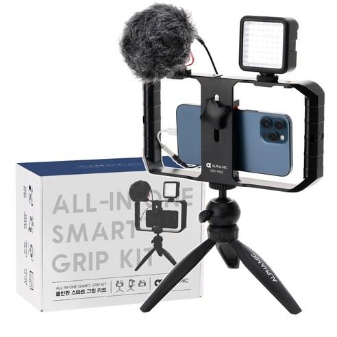 알파믹 올인원 스마트그립 세트 유튜브 개인방송 제품 촬영 장비 - 삼각대 | 쿠팡