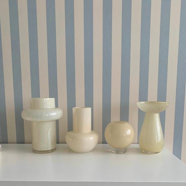 Opal glass vase 오팔 글라스 화병 오브제