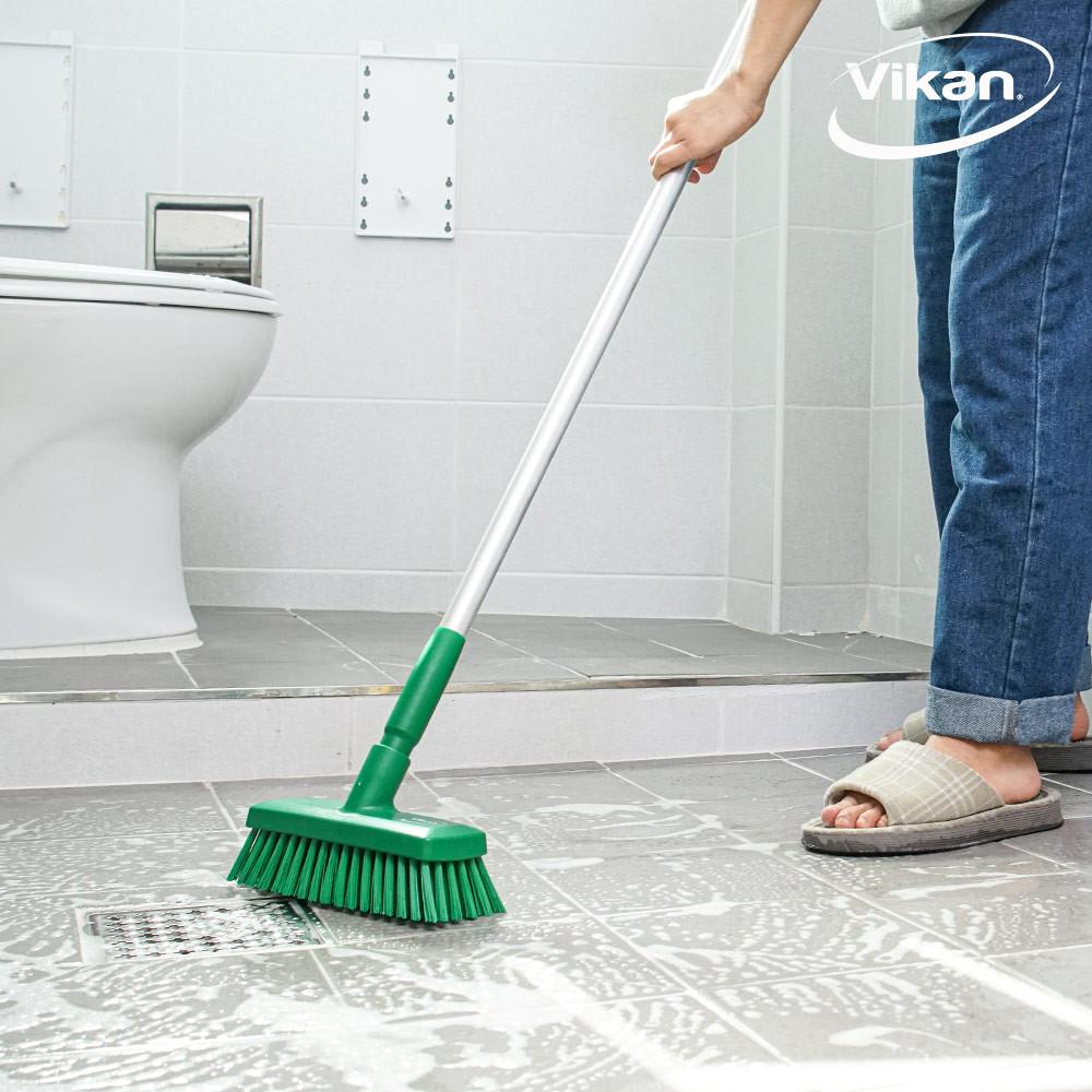 바이칸 스탠드 욕실바닥 화장실 청소솔_작은바닥솔 세트_840mm