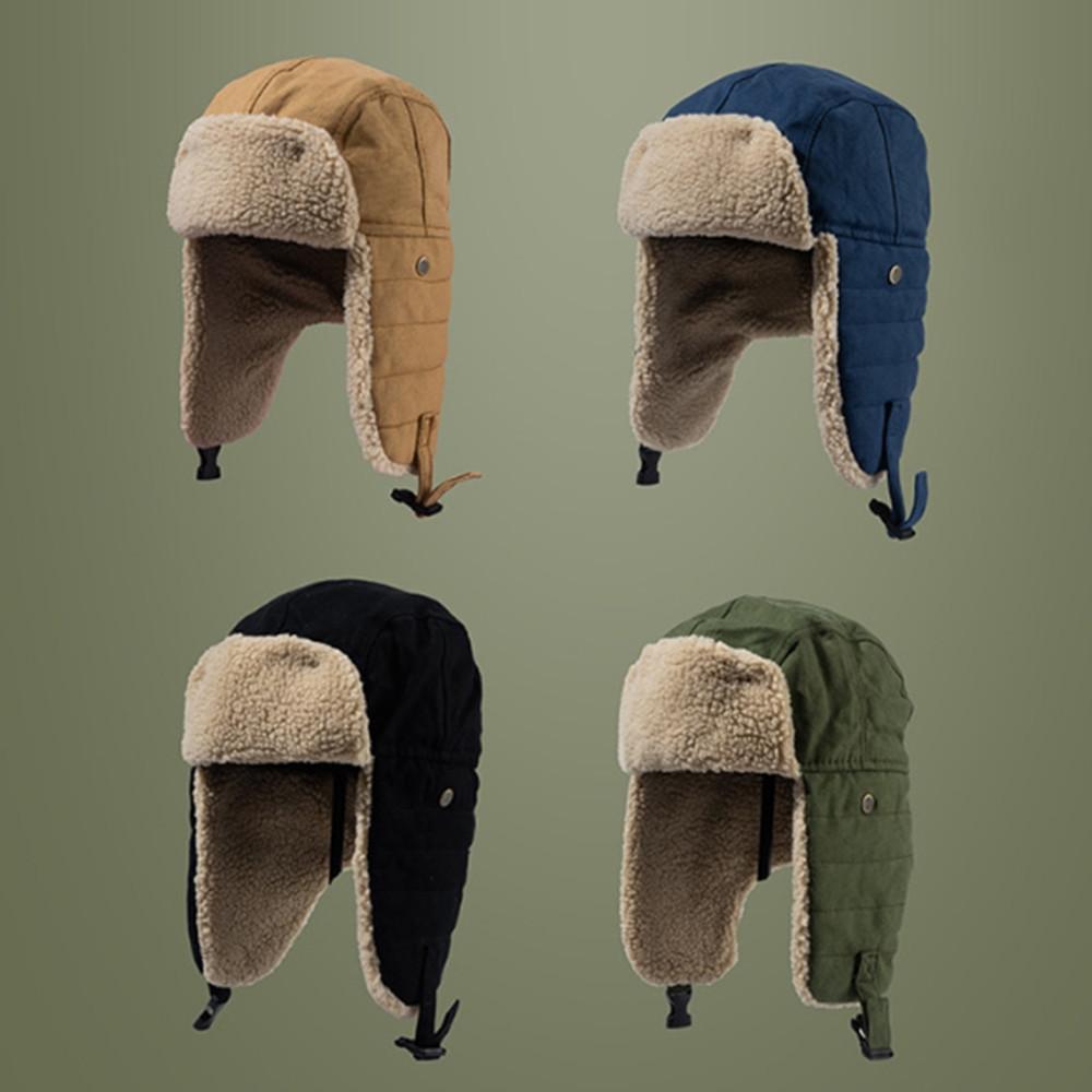 남자군밤모자 아웃도어 방한 털 귀달이 트루퍼햇 스키 스노우보드 군밤장수 귀덮는 겨울 모자
