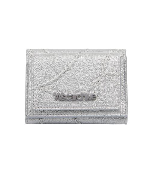 더블에스씨 아카이브(WSC ARCHIVE)  Patch half wallet 003(Silver) - 사이즈 & 후기 | 무신사