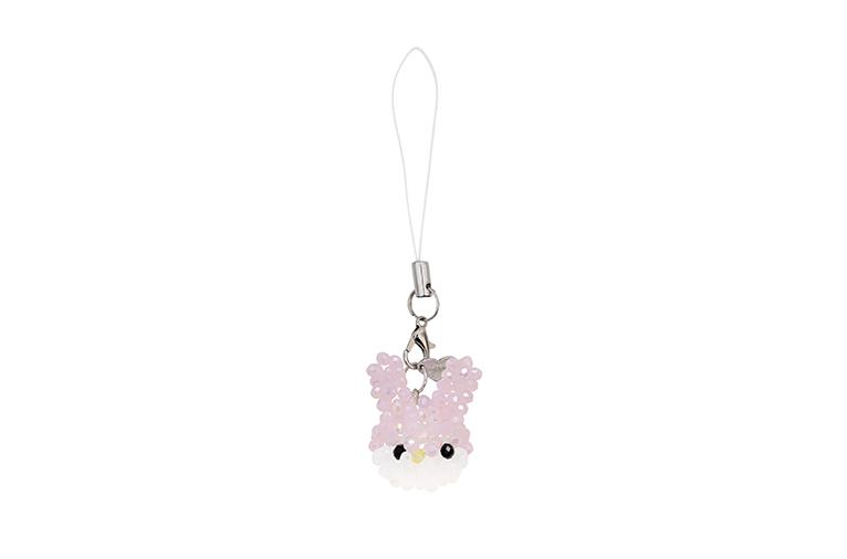 [swingset] Rabbit Phone String (Baby Pink)