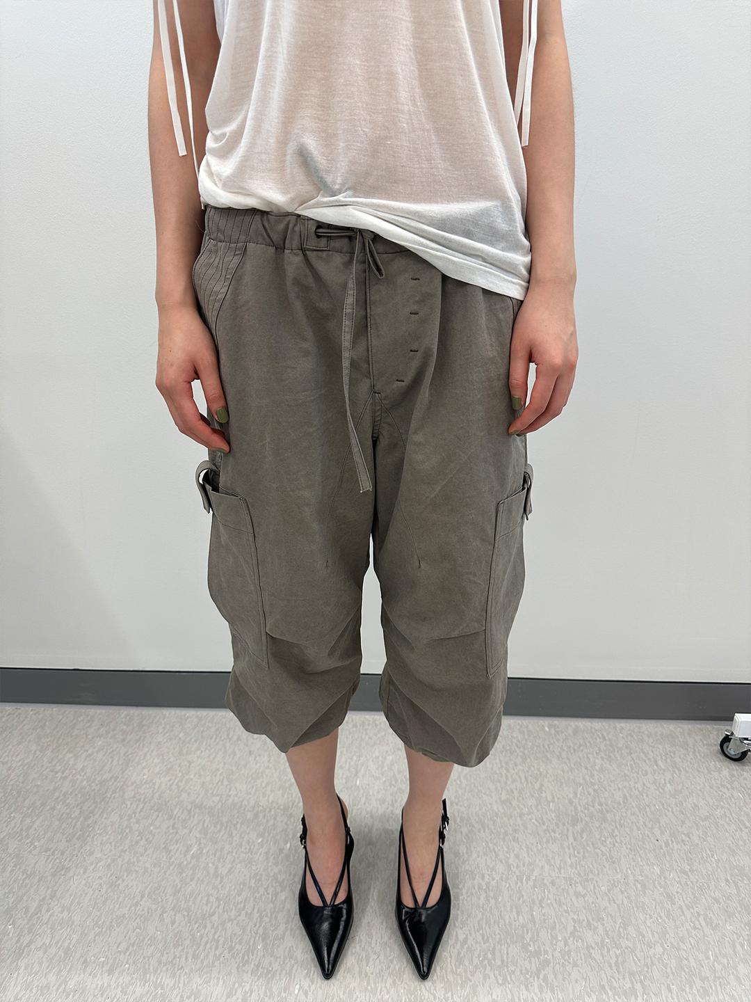 RIGHE CARGO HALF PANTS LIGHT BROWN