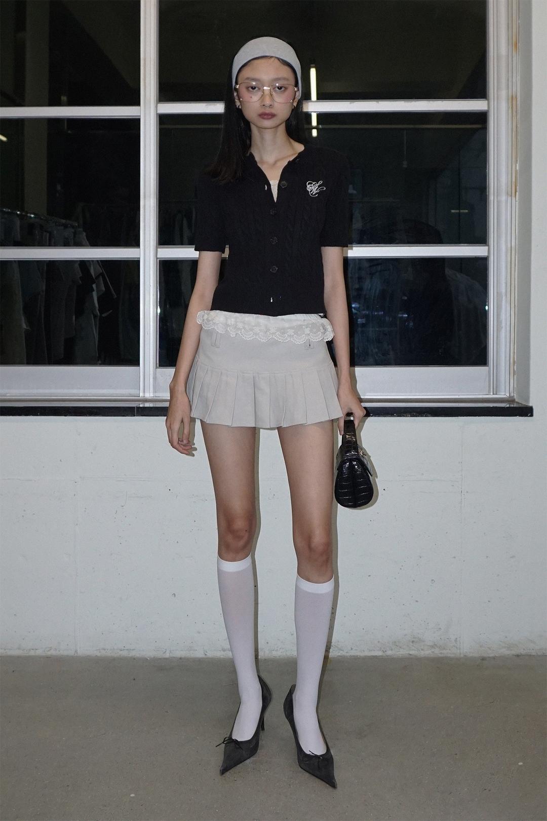 So Classy Cable Cardigan Black